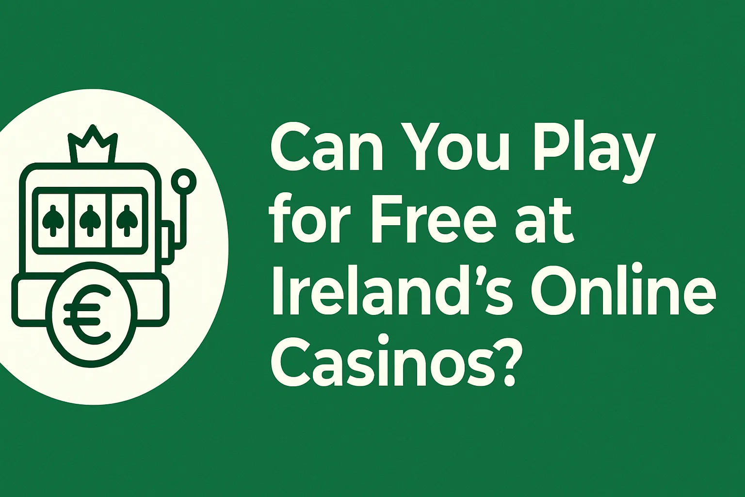 Can You Play for Free at Ireland's Online Casinos?